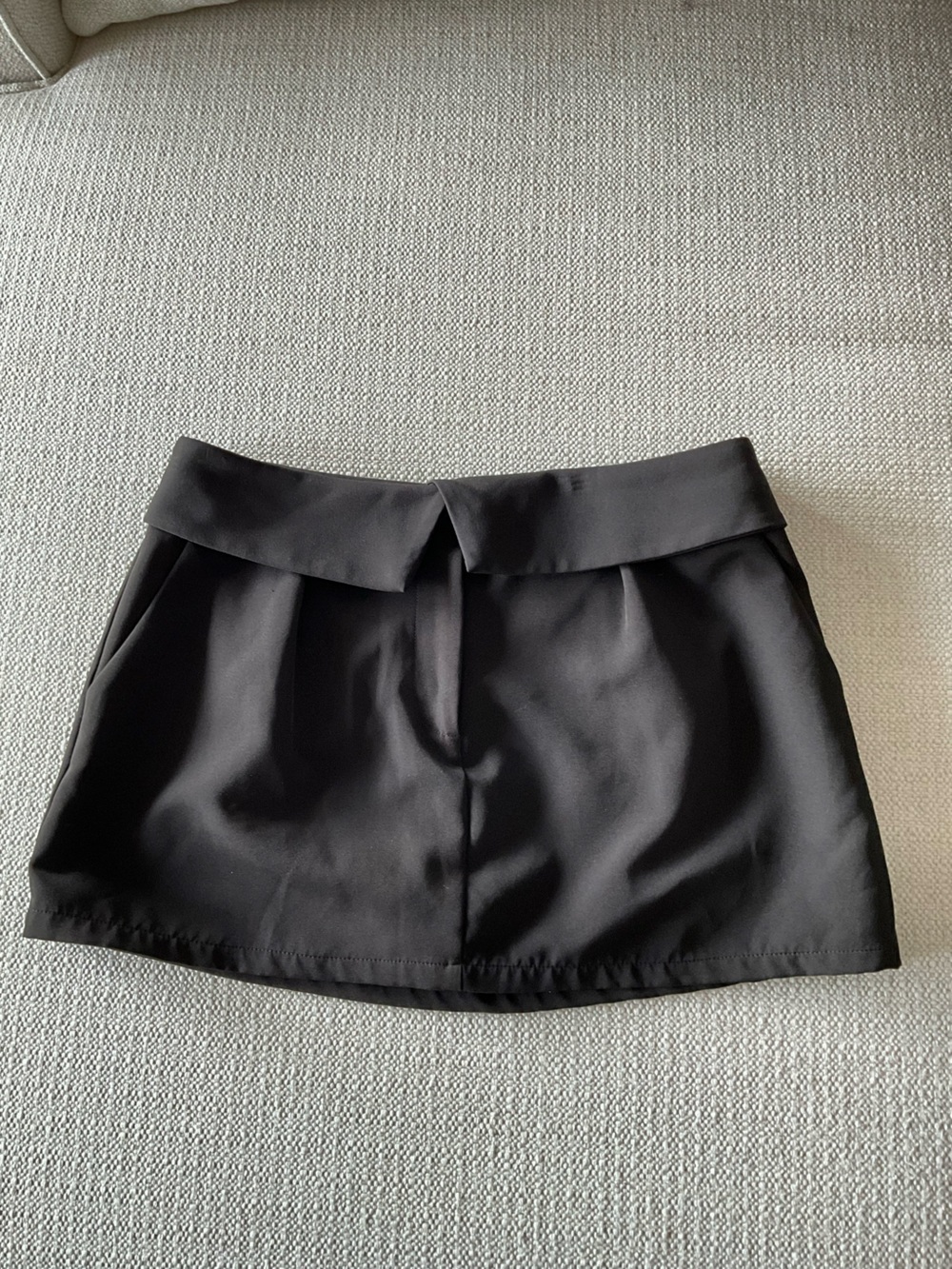 Black High-Waist Tailored Women's Shorts